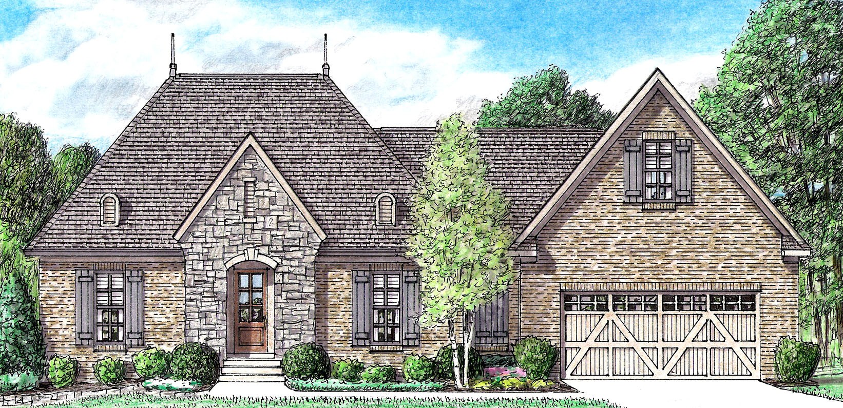 plan 16-70 Elevation B